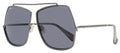 Max Mara Elsa Sunglasses MM0006 32N Gunmetal/Horn 64mm Gunmetal Horn