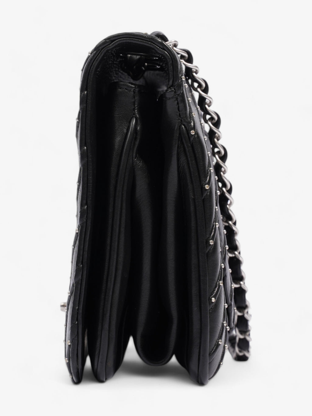 Chanel Stud Wars Flap Bag Black Calfskin Leather