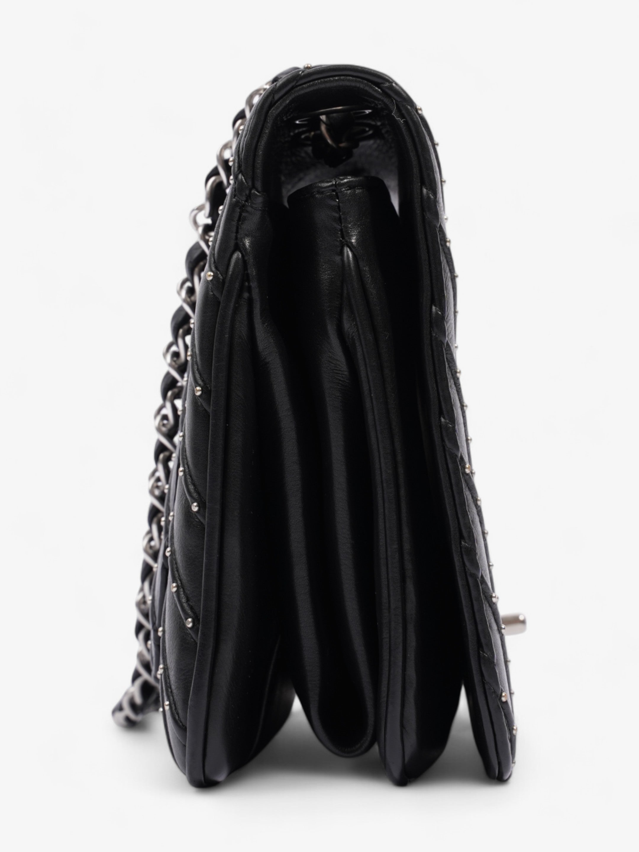 Chanel Stud Wars Flap Bag Black Calfskin Leather