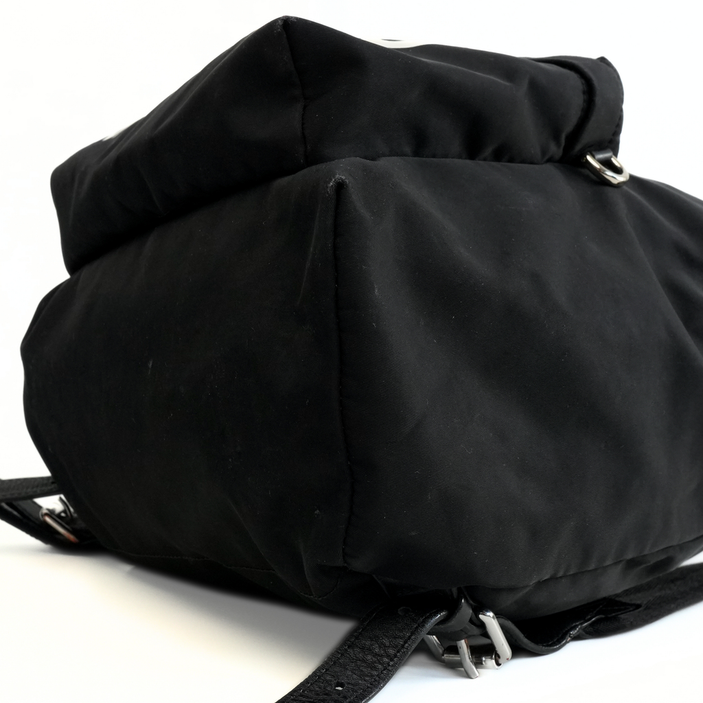 Moschino Nylon Logo Backpack