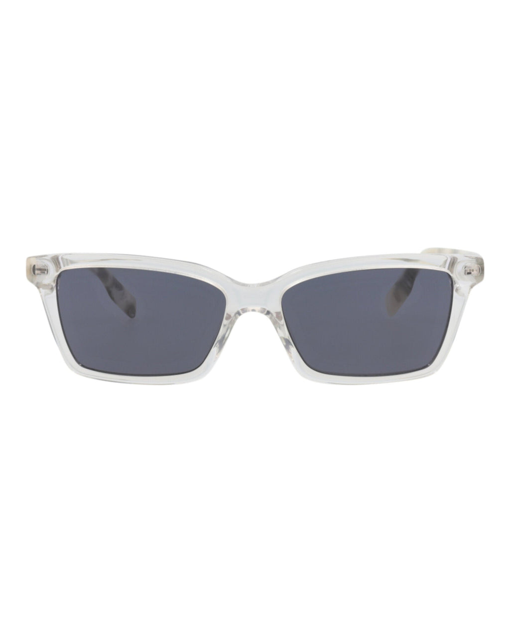 McQ Alexander McQueen Womens Square/Rectangle Crystal White Grey Fashion Designer Eyewear