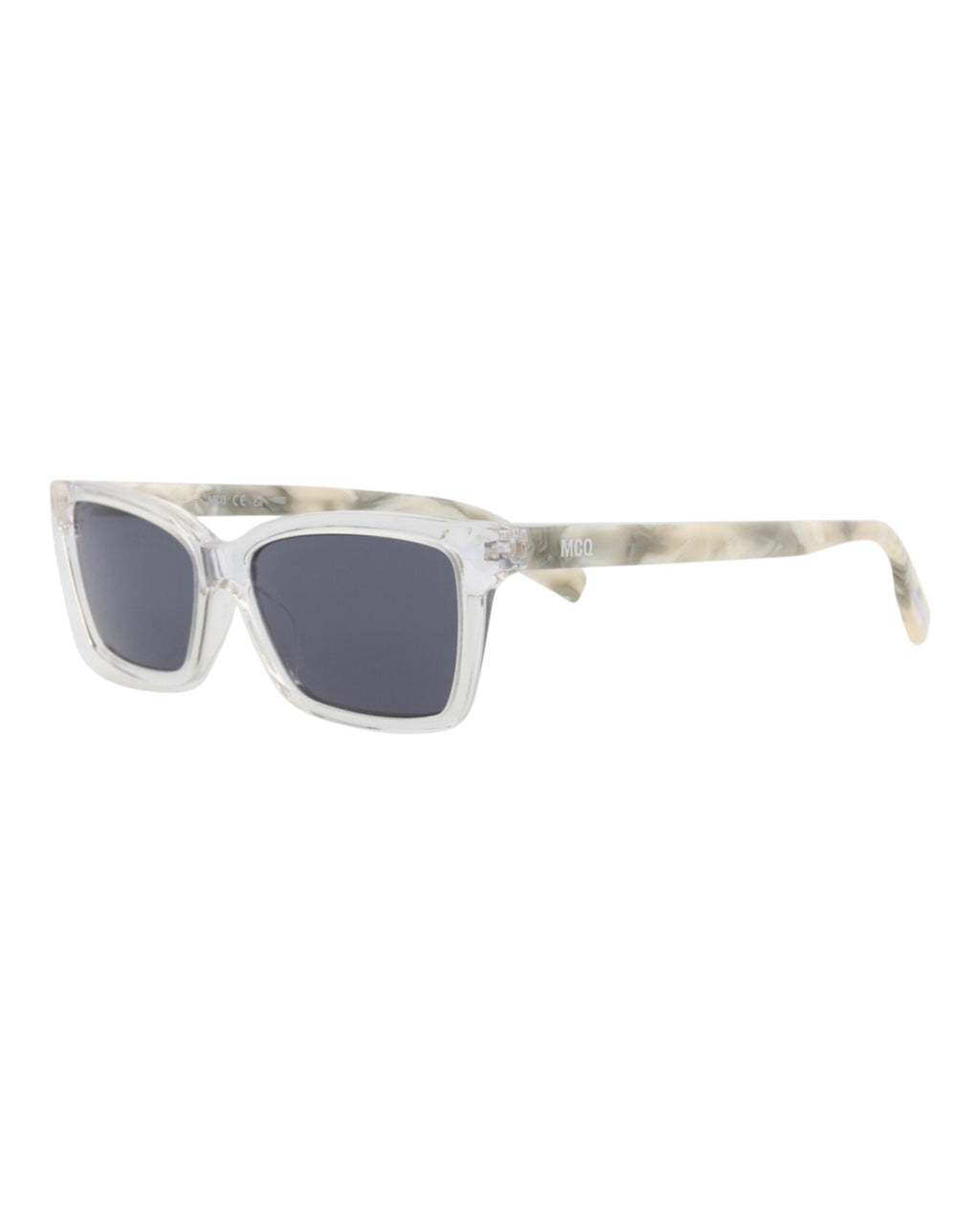 McQ Alexander McQueen Womens Square/Rectangle Crystal White Grey Fashion Designer Eyewear
