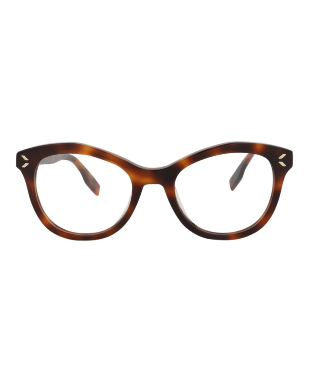 McQ Alexander McQueen Womens Cat Eye Havana Havana Transparent Fashion Designer Eyewear