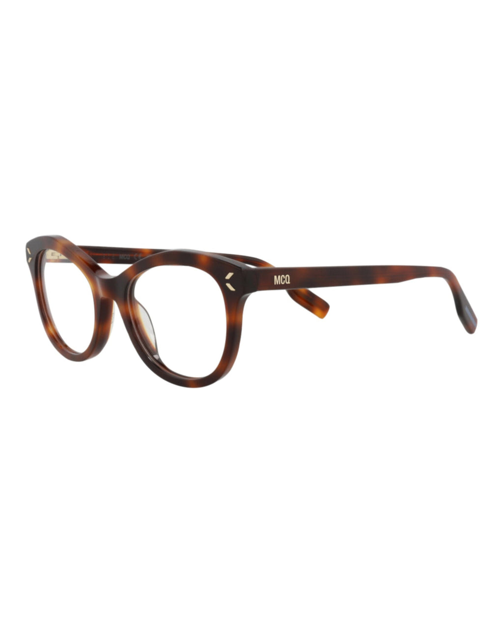 McQ Alexander McQueen Womens Cat Eye Havana Havana Transparent Fashion Designer Eyewear