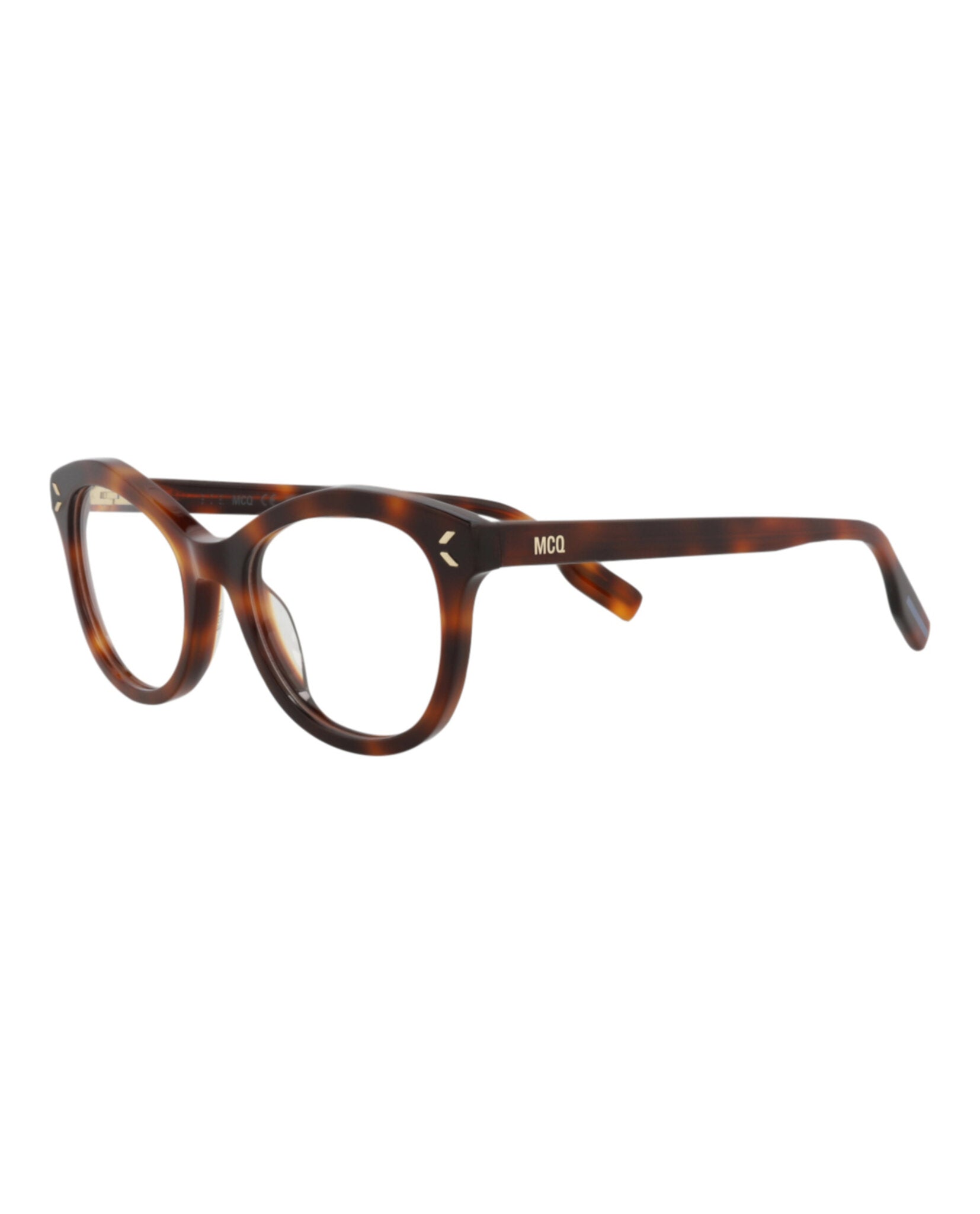 McQ Alexander McQueen Womens Cat Eye Havana Havana Transparent Fashion Designer Eyewear