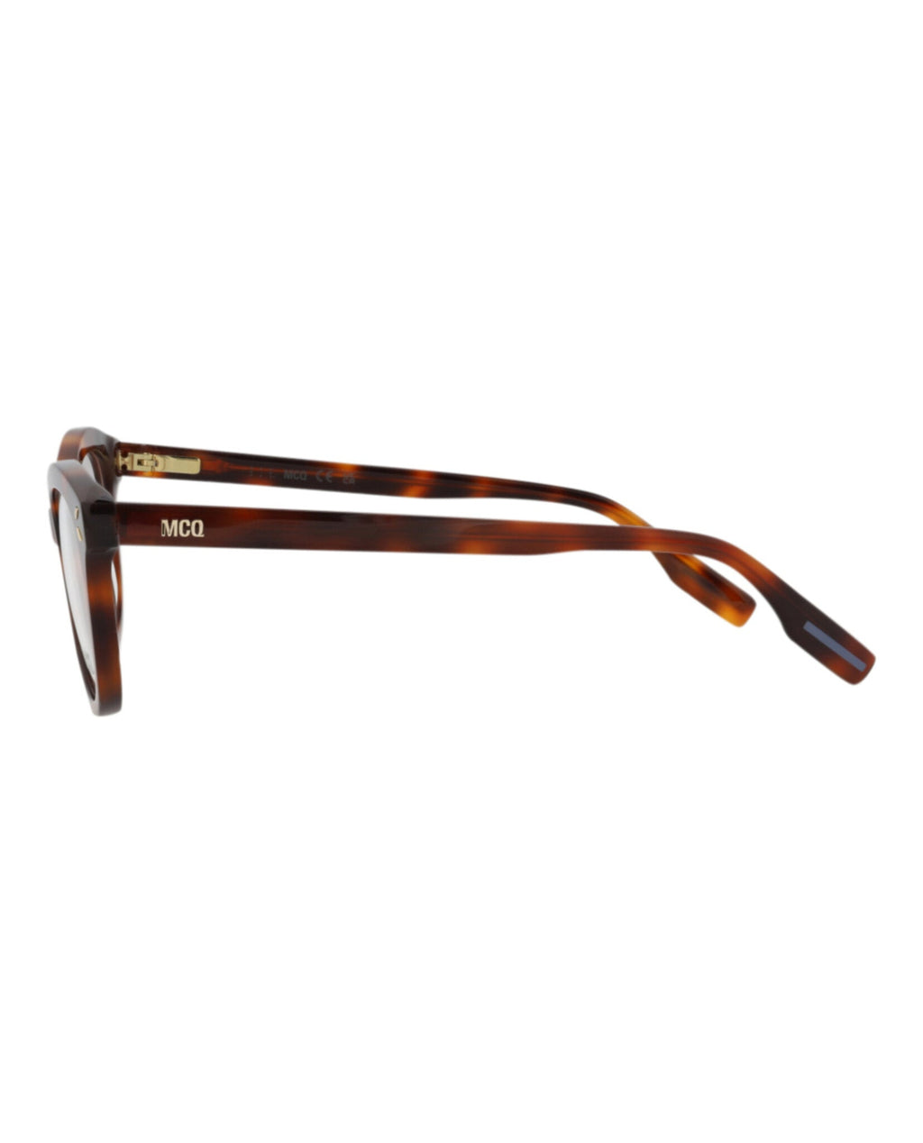 McQ Alexander McQueen Womens Cat Eye Havana Havana Transparent Fashion Designer Eyewear