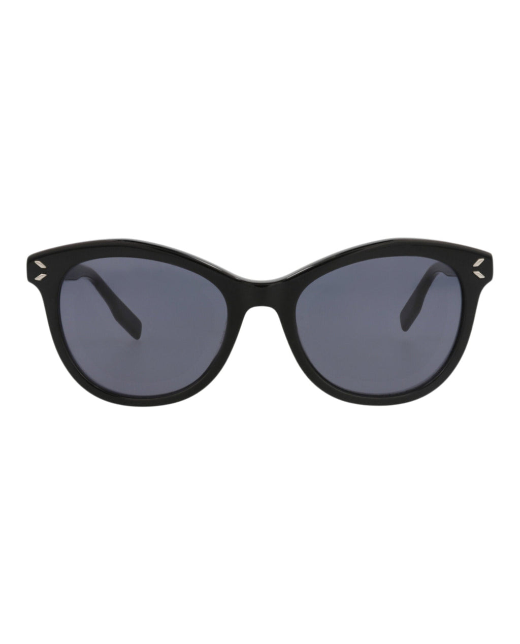 McQ Alexander McQueen Womens Cat Eye Black Black Grey Fashion Designer Eyewear