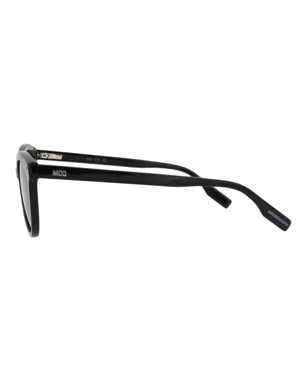 McQ Alexander McQueen Womens Cat Eye Black Black Grey Fashion Designer Eyewear