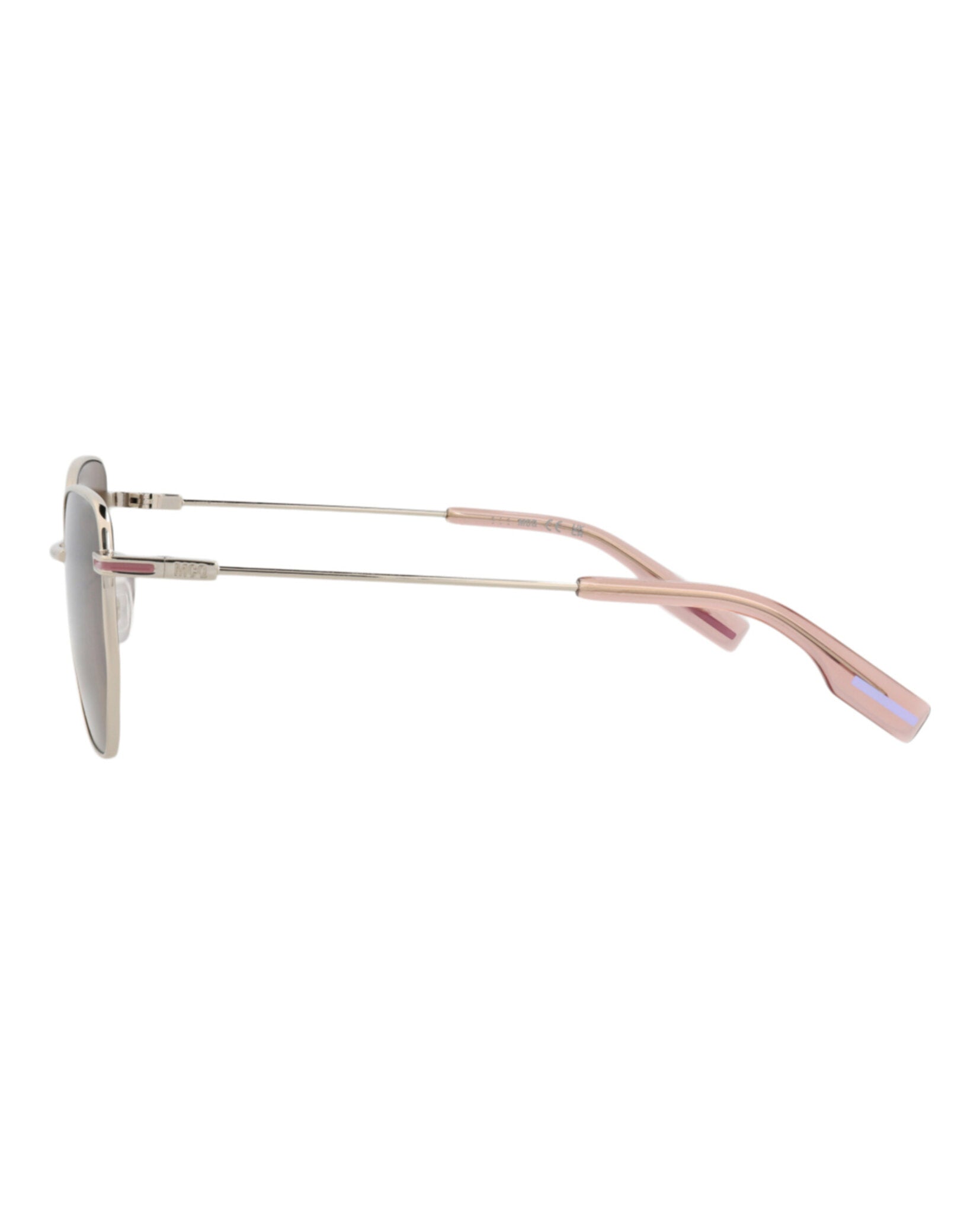 McQ Alexander McQueen Womens Cat Eye Gold Gold Brown Fashion Designer Eyewear