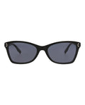McQ Alexander McQueen Womens Square/Rectangle Black Black Grey Fashion Designer Eyewear