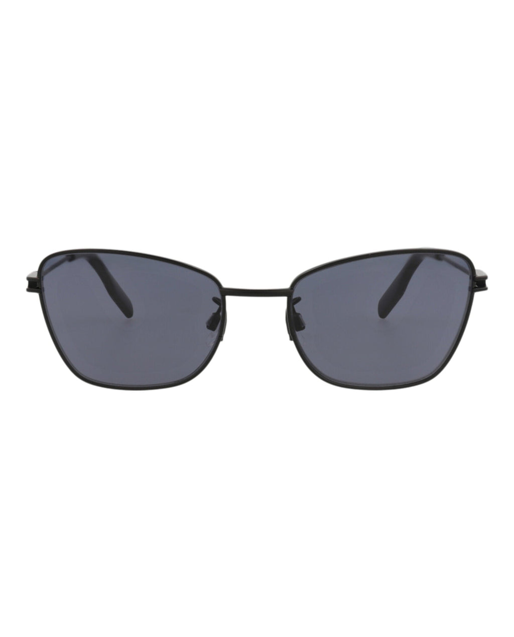 McQ Alexander McQueen Womens Cat Eye Black Black Grey Fashion Designer Eyewear