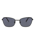 McQ Alexander McQueen Womens Cat Eye Black Black Grey Fashion Designer Eyewear