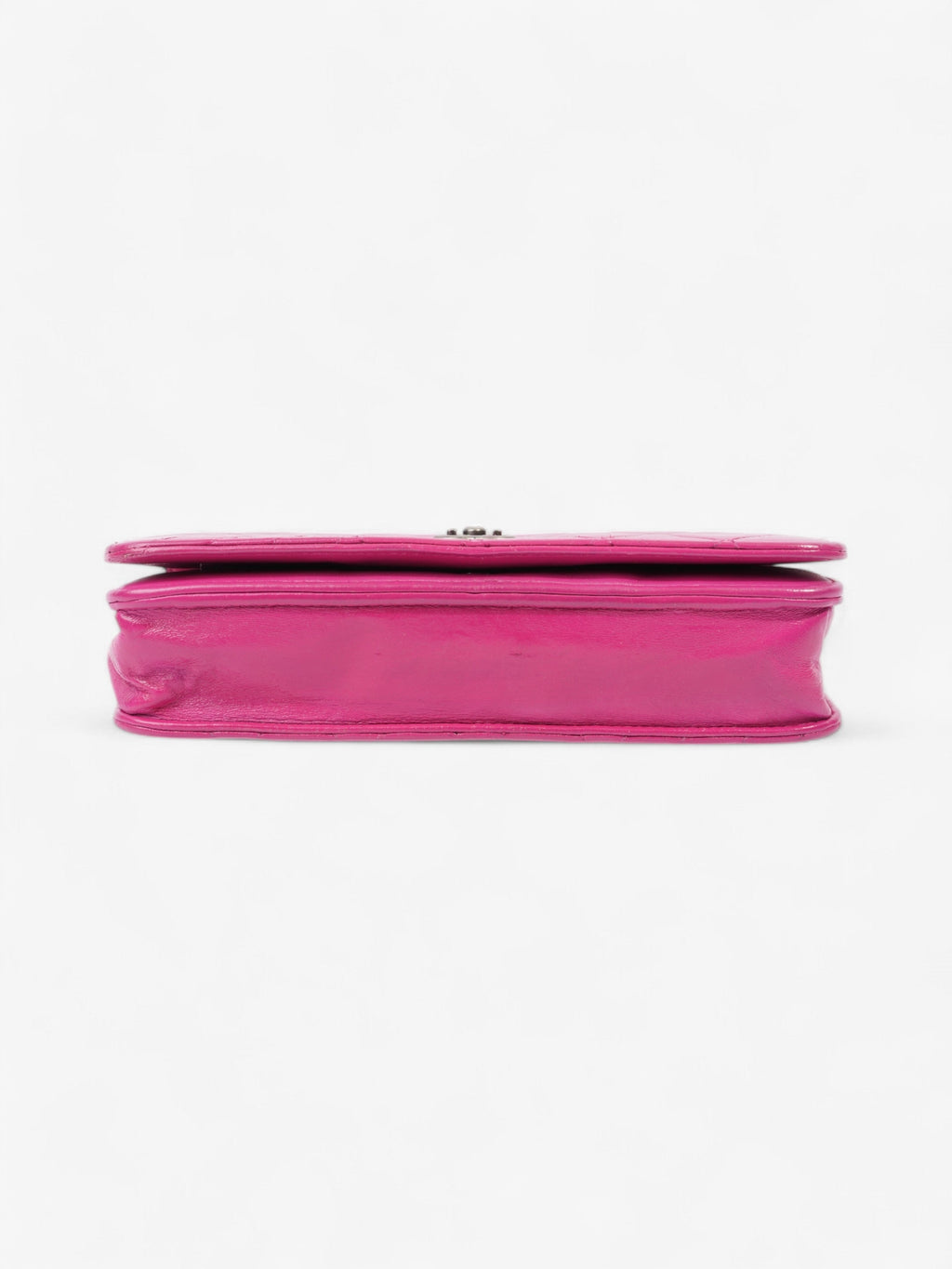 Chanel WOC Fuschia Pink Lambskin Leather
