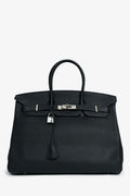 Hermès 2008 Deep Navy Clemence Leather Birkin 35 PHW