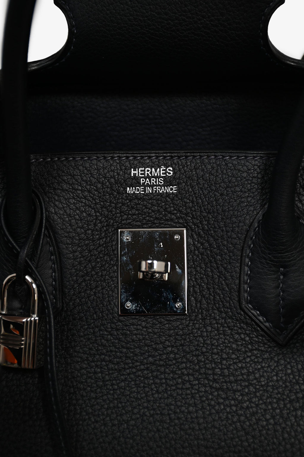 Hermès 2008 Deep Navy Clemence Leather Birkin 35 PHW