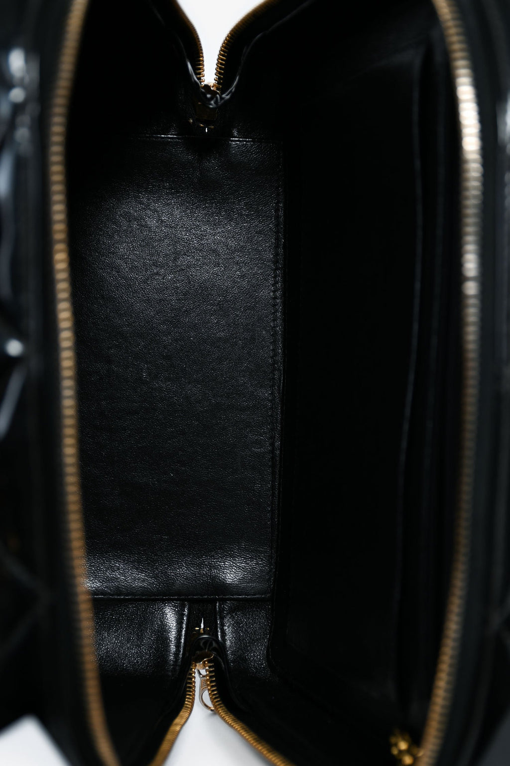 Chanel™ 1994-96 Black Patent Leather Large Vanity Case