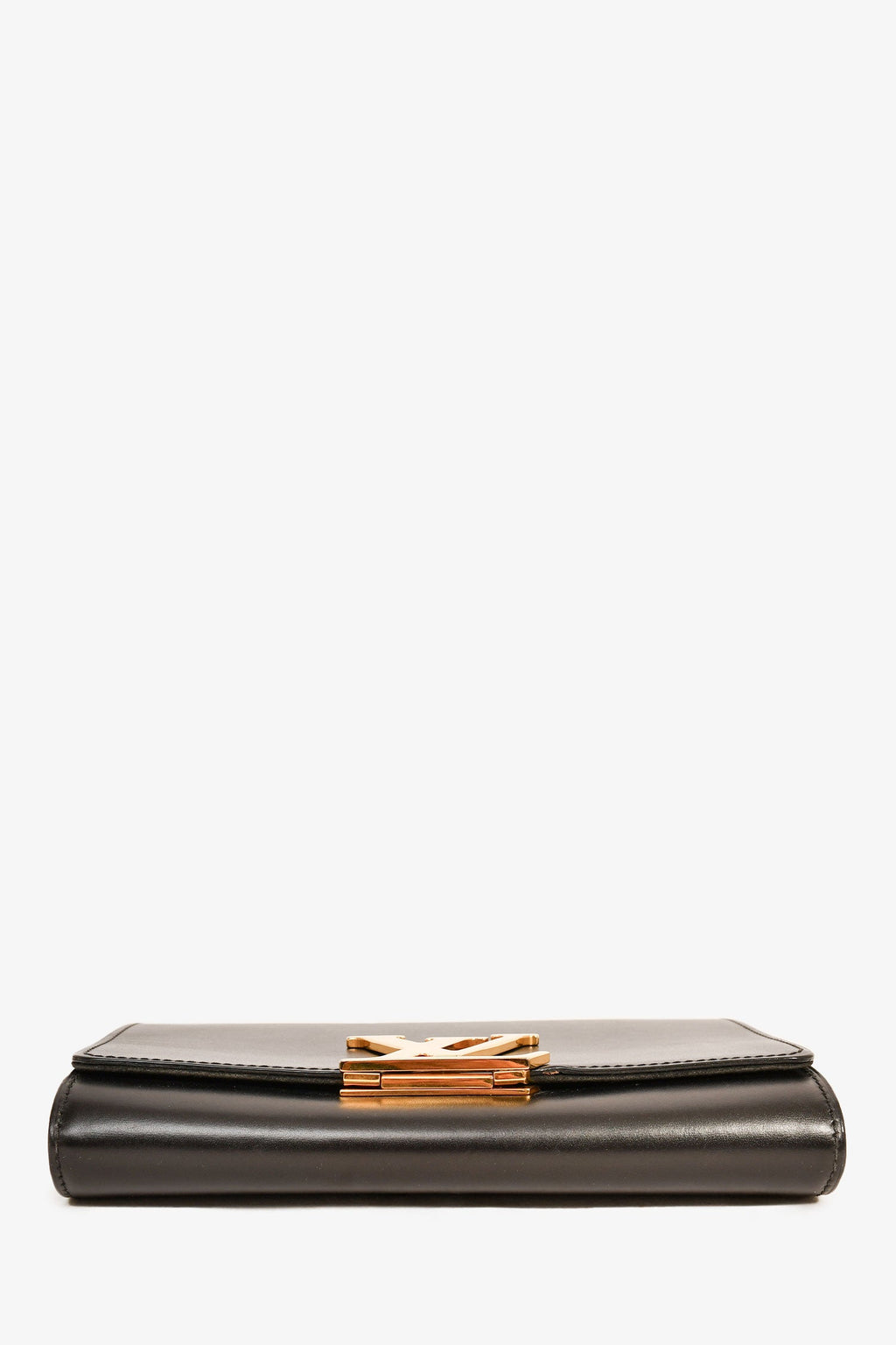 Louis Vuitton 2013 Black Leather LV 'Louise' GM Shoulder Bag