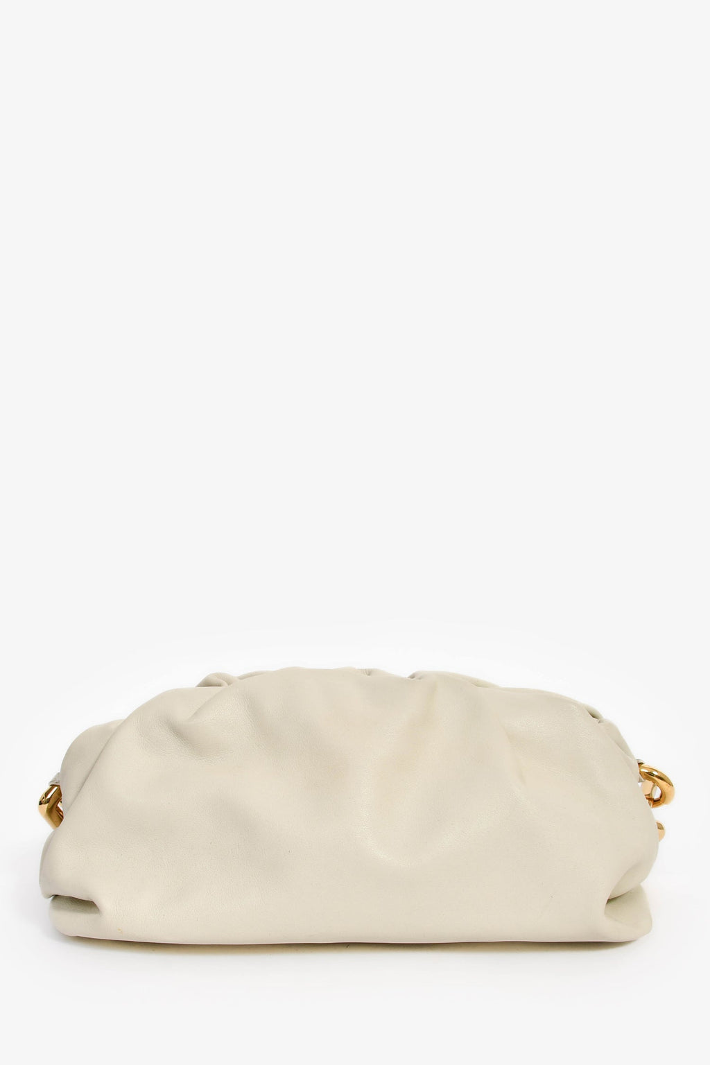 Bottega Veneta Beige Chain Pouch Bag