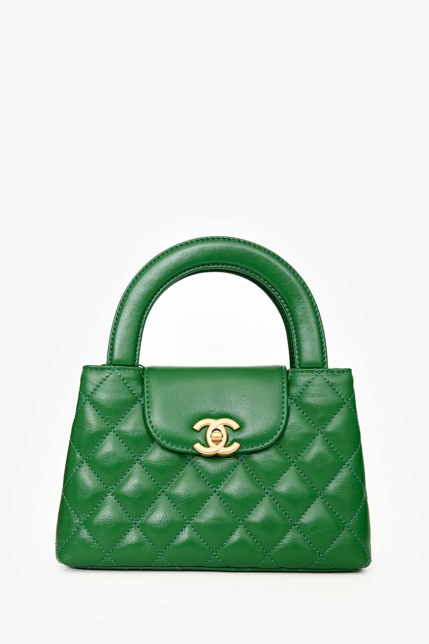 Chanel™ 2025 Emerald Green Mini Kelly Shopper Tote