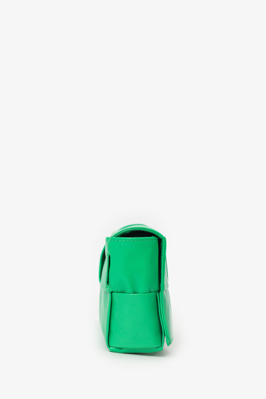 Bottega Veneta Green Leather Cassette Bag