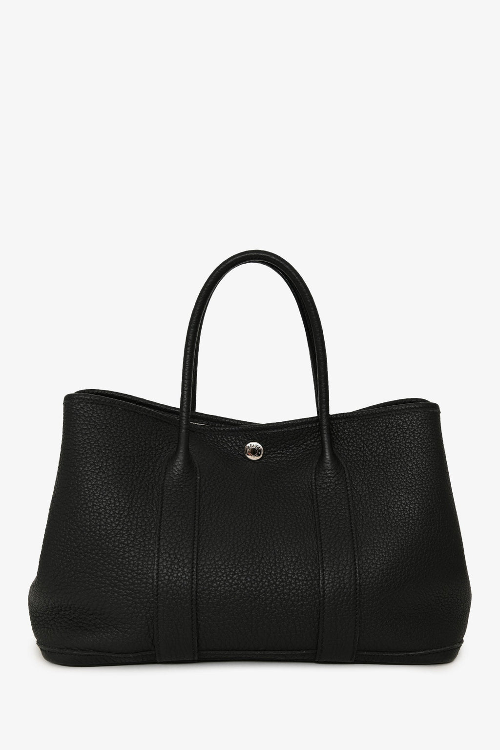 Hermès Black Negonda Leather Garden Party 30