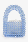 Passage du Vant Blue Beaded Mini Top Handle
