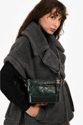 Chanel™ Green Aged Leather Small Gabrielle Crossbody