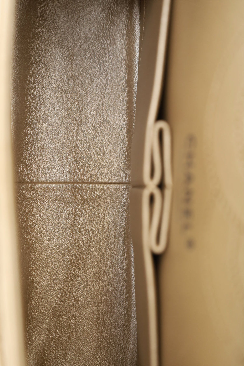 Chanel™ 2012-13 Beige Metallic Aged Calfskin 2.55 Reissue Flap Bag