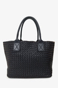 Bottega Veneta Dark Purple Intrecciato Tote