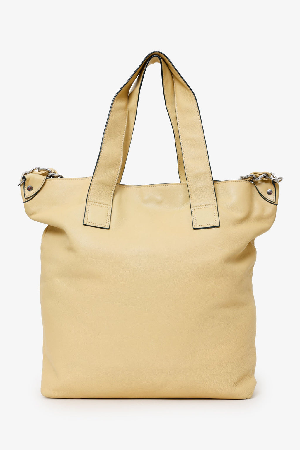 Chanel™ Beige Lambskin Large Edgy Tote Bag