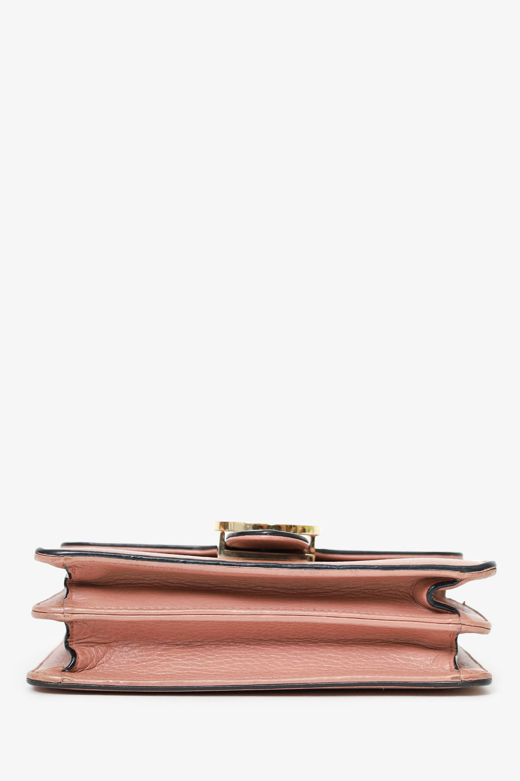 Gucci Pink Leather Interlocking G Small Dollar Bag