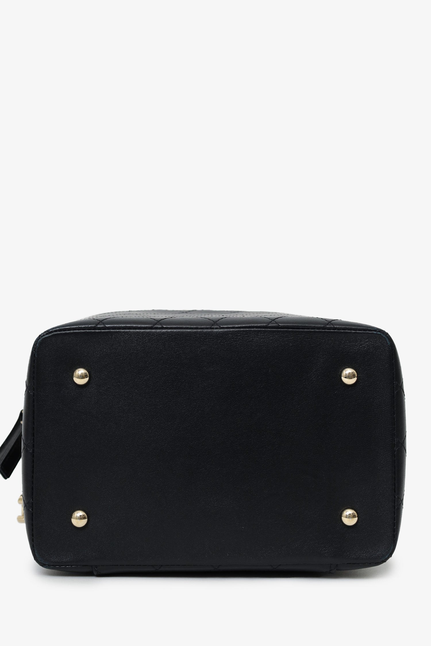 Chanel™ Black Quilted Lambskin Knock On Wood Vanity Case