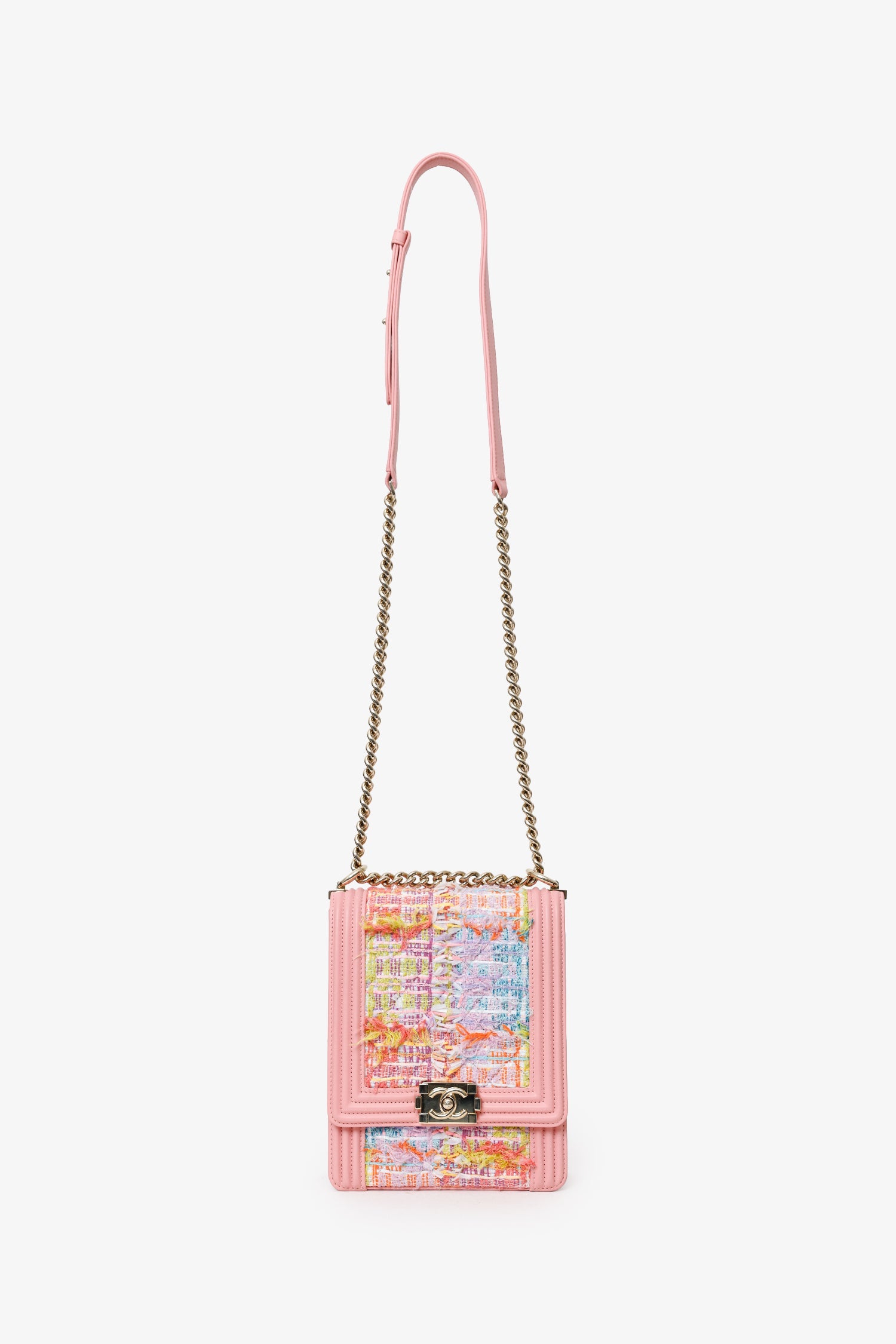 Chanel™ 2019 Tweed North/South Boy Bag