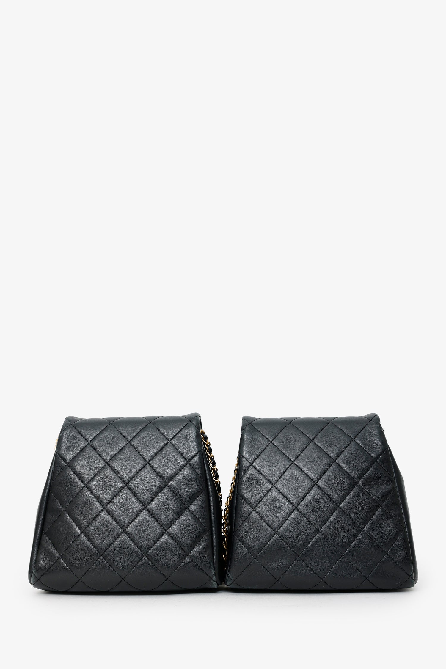Chanel™ 2019 Quilted Lambskin Pearl Side Packs Bag