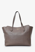 Gucci Grey Leather Medium 'Swing Tote'