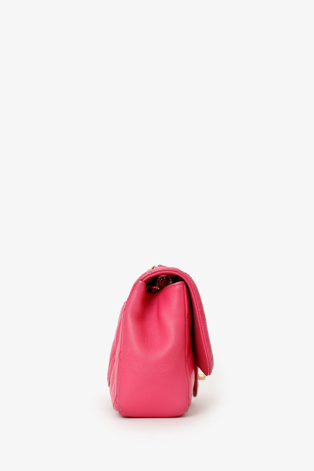 Chanel™ 2015-16 Pink Lambskin Quilted Mini Mademoiselle Chic Flap