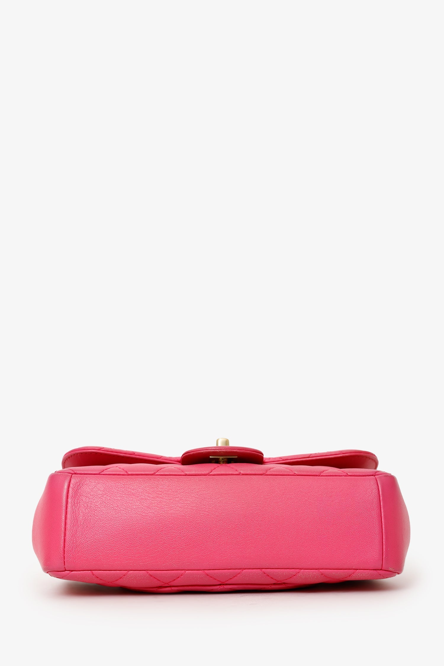 Chanel™ 2015-16 Pink Lambskin Quilted Mini Mademoiselle Chic Flap
