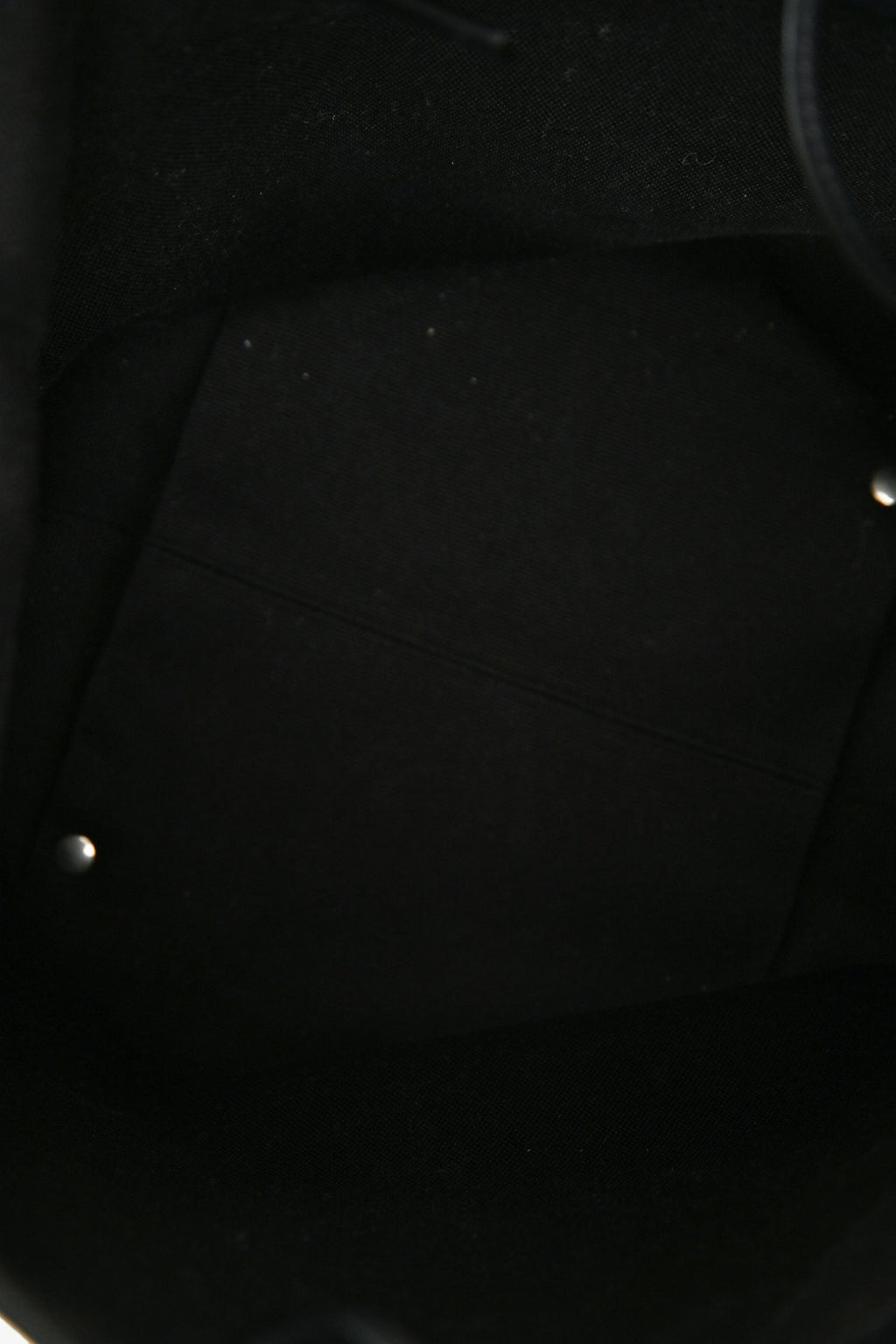 The Row Black Canvas/Leather 'N/S Park' Medium Tote Bag
