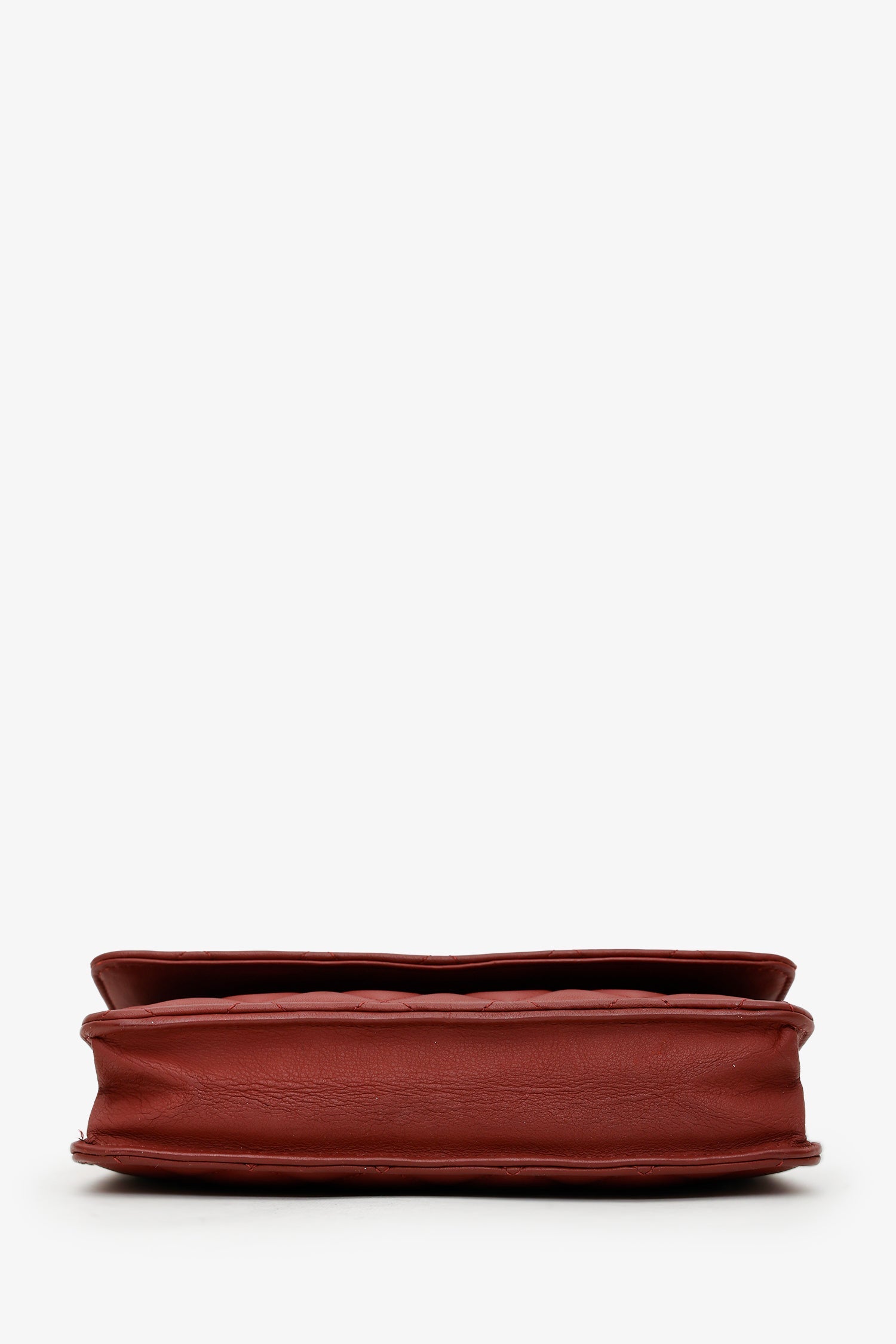 Chanel™ 2011-12 Burgundy Quilted Lambskin Wallet on Chain