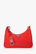 Prada Red Re-Nylon Re-Edition 2005 Bag With Strap + Pouch