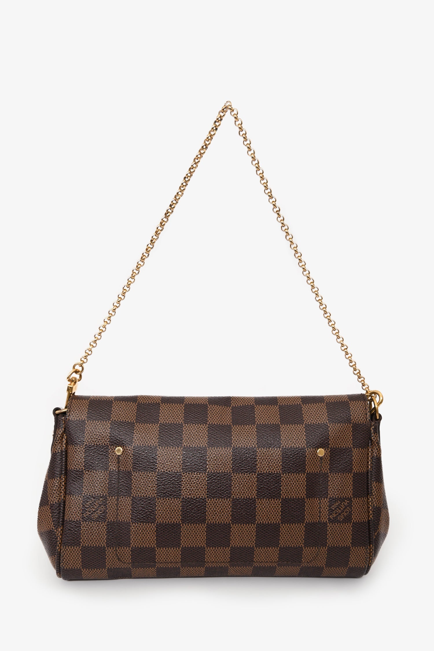 Louis Vuitton 2014 Damier Ebene Eva Pochette With Strap