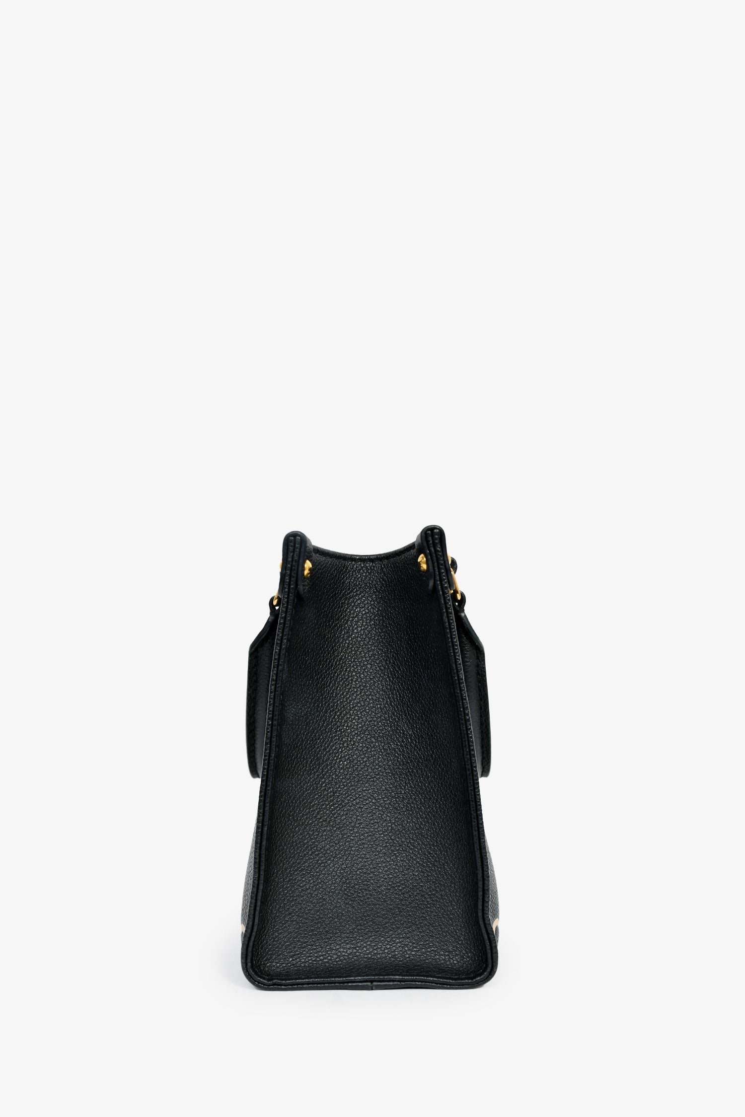 Louis Vuitton Black/Cream Leather Monogram Empreinte OnTheGo PM With Strap