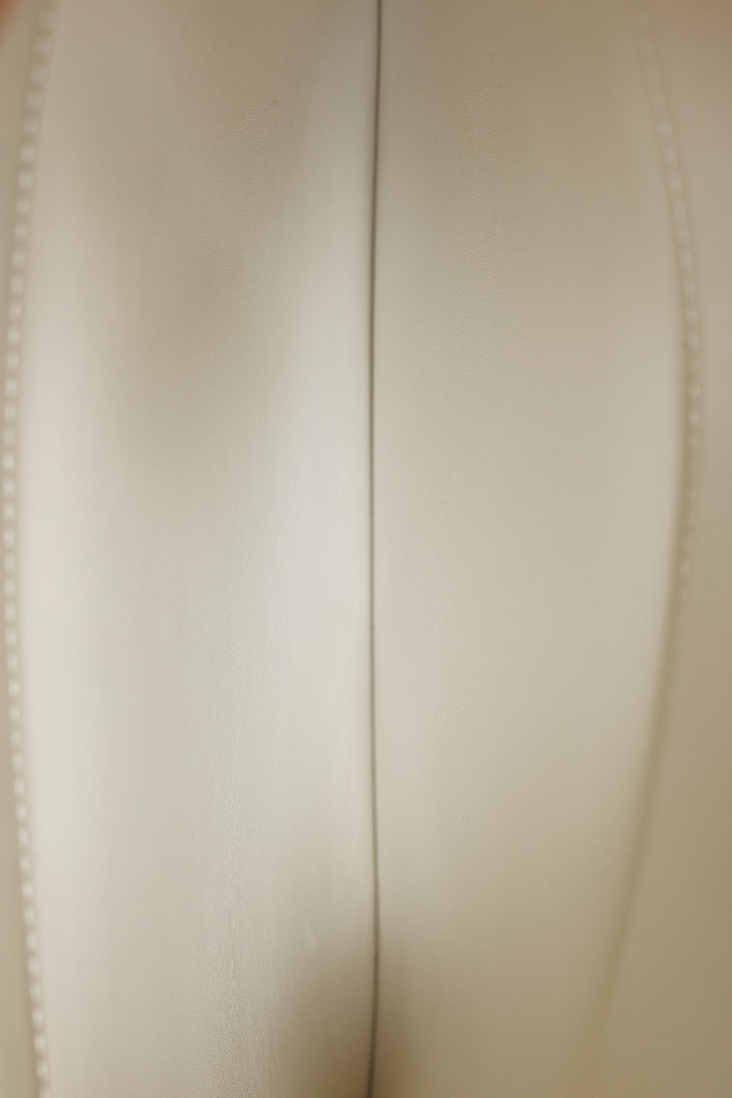 Bottega Veneta White Brushed Calfskin Flap Shoulder Bag With Green Metal Detail