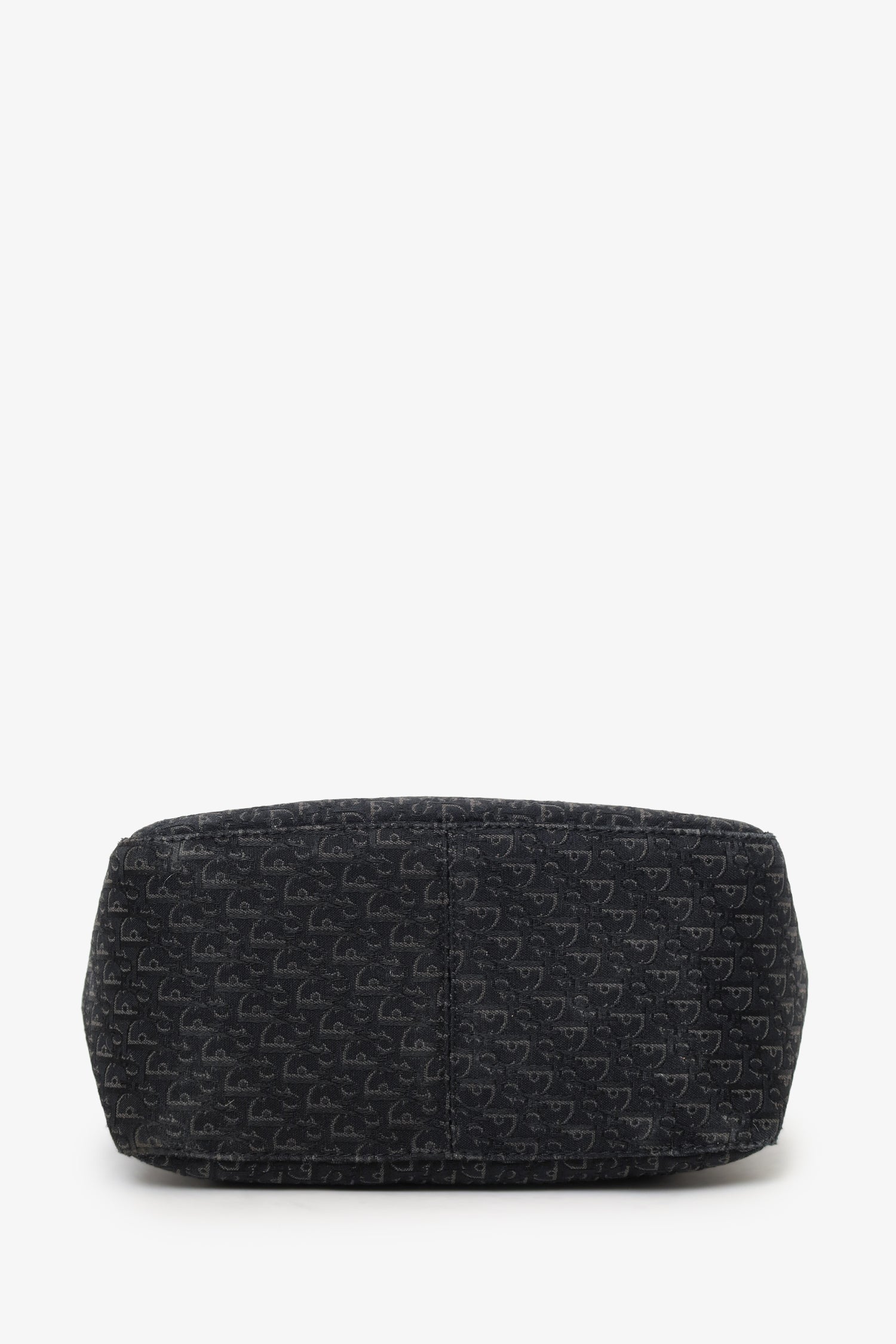 Christian Dior Grey Canvas Oblique 'Diorissimo' Trotter Tote Bag