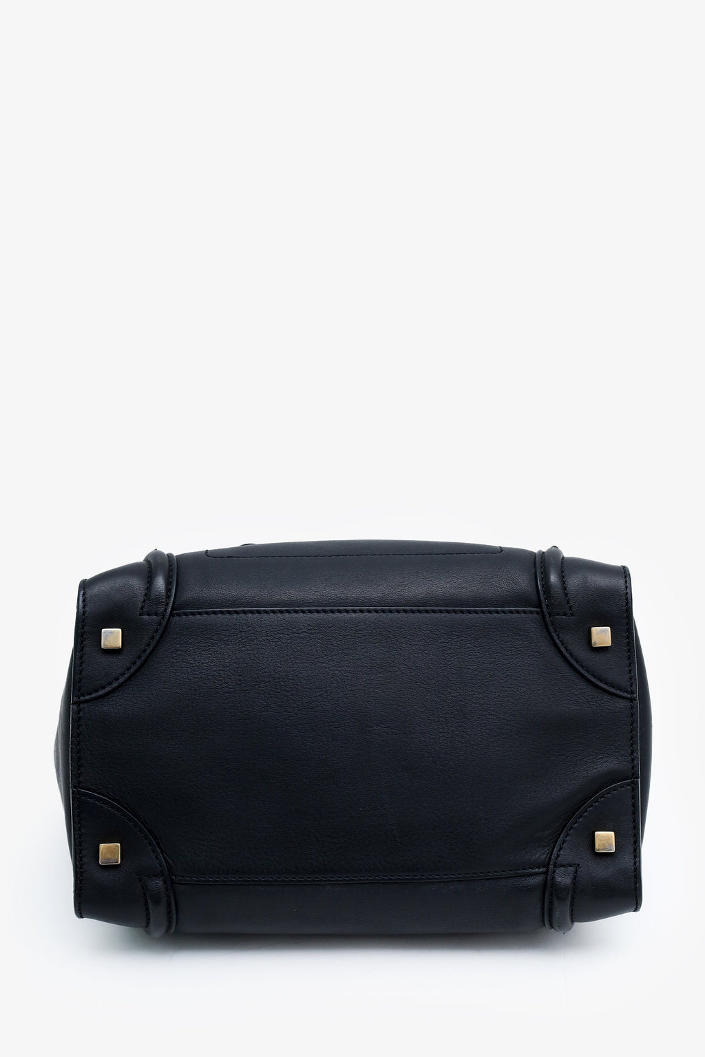 Celine Black Smooth Calfskin Micro Luggage Tote