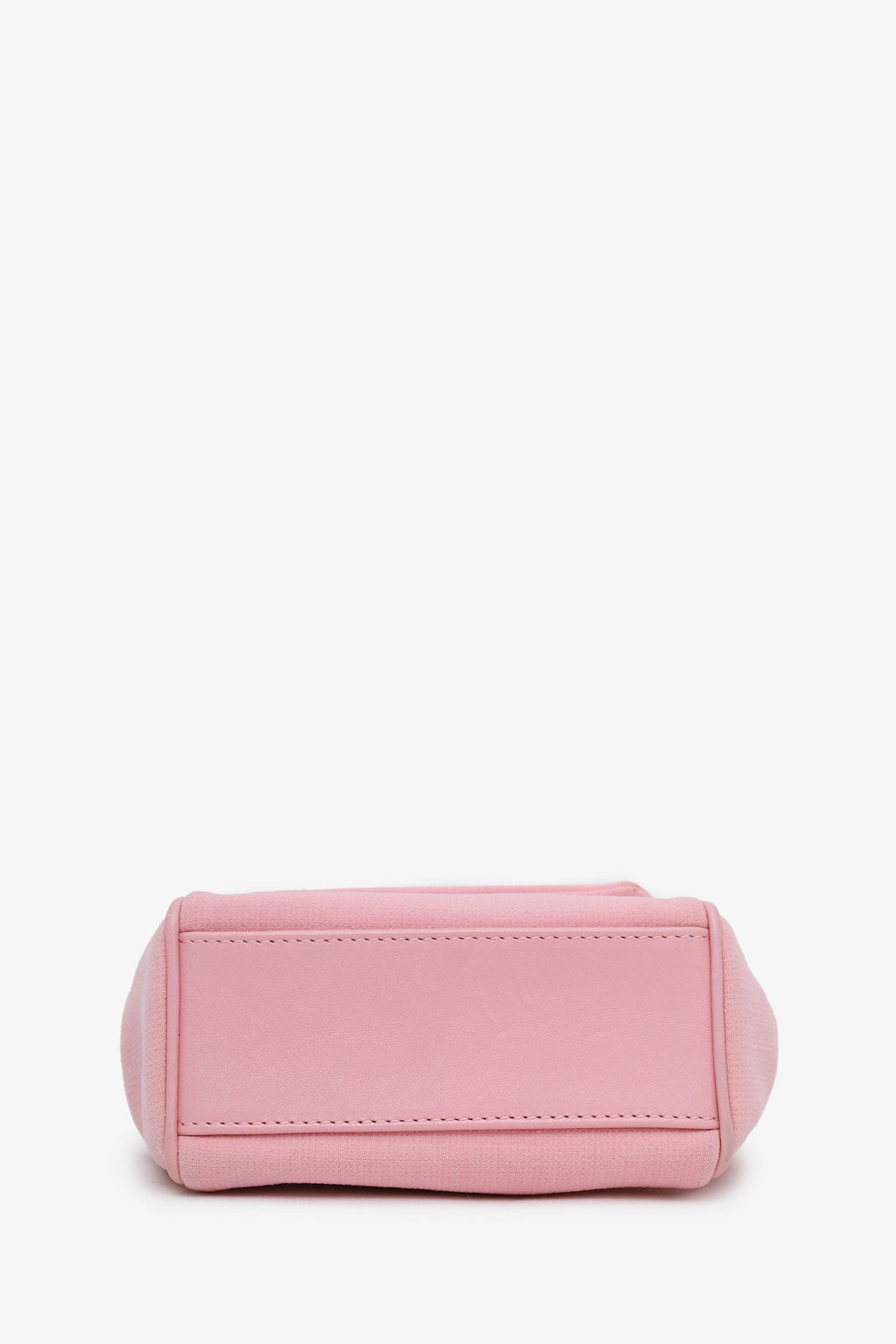 Dolce & Gabbana Pink Canvas/Leather Mini Sicily Top Handle Bag With Strap