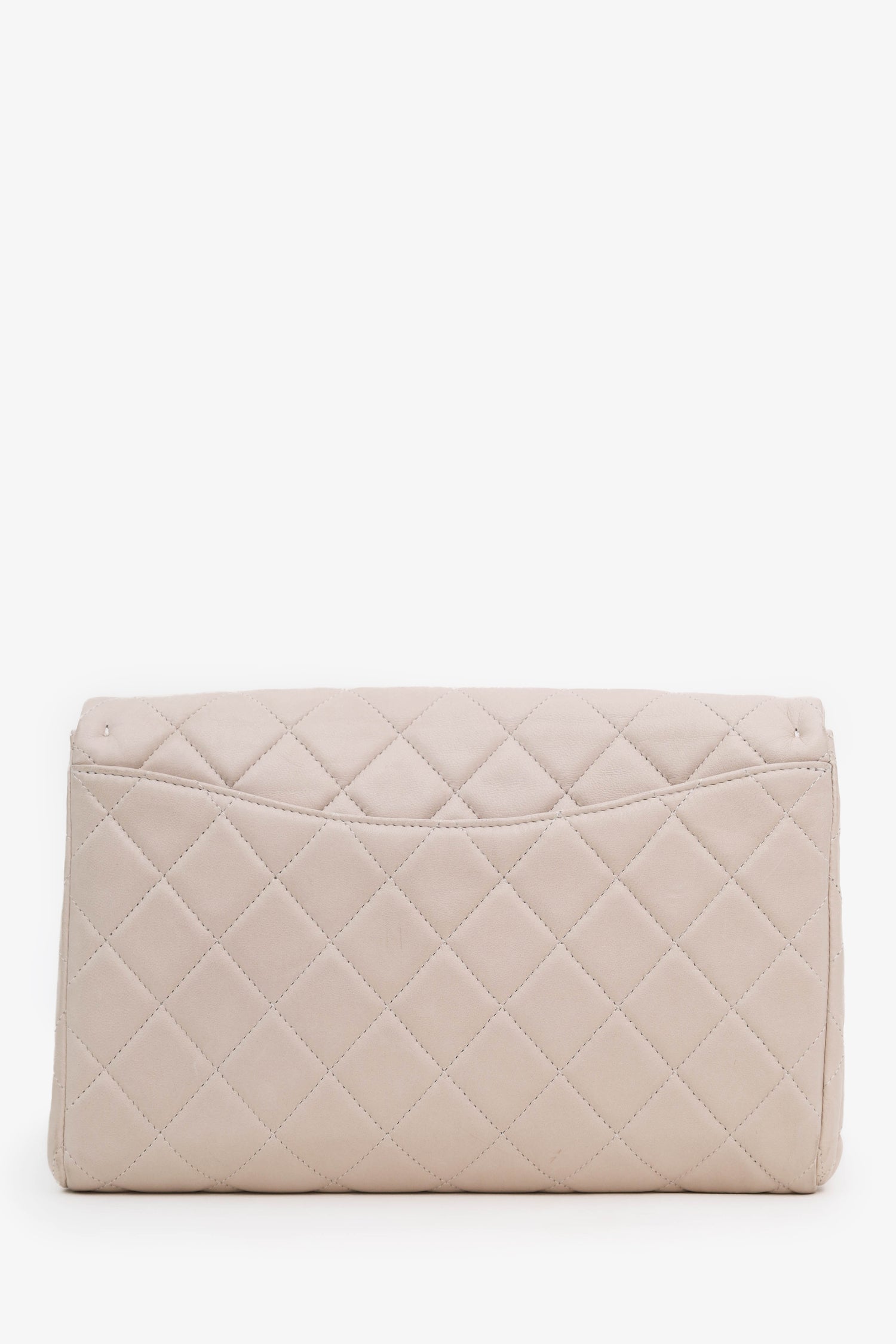Chanel™ Pink Quilted Lambskin Clutch on Chain
