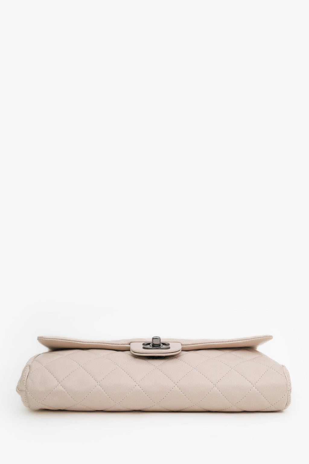 Chanel™ Pink Quilted Lambskin Clutch on Chain