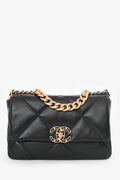 Chanel™ Black Lambskin Small 19 Flap Bag