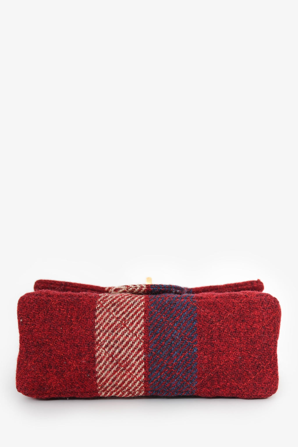 Chanel™ 2015-16 Red Tweed Patterned 2.55 224 Double Flap Bag